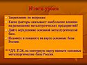 Итоги урока