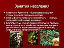 Занятия населения