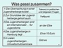 Was passt zusammen