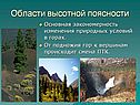 Области высотной поясности