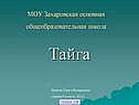 Тайга