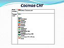 Состав СНГ