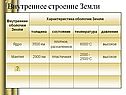 Внутреннее строение Земли