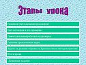 Этапы урока
