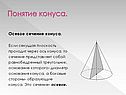 Осевое сечение конуса