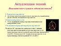 Актуализация знаний