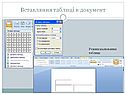 Вставляння таблиці в документ
