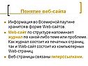 Понятие веб-сайта