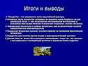Итоги и выводы