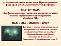 Взаимодействие с металлами