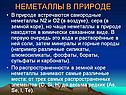 Неметаллы в природе