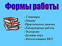 Формы работы