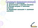 Составьте уравнения реакций