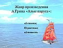 Жанр произведения