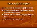 Цели и задачи урока: