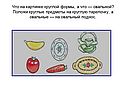Что на картинке круглой формы, а что — овальной