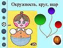 Окружность, круг, шар